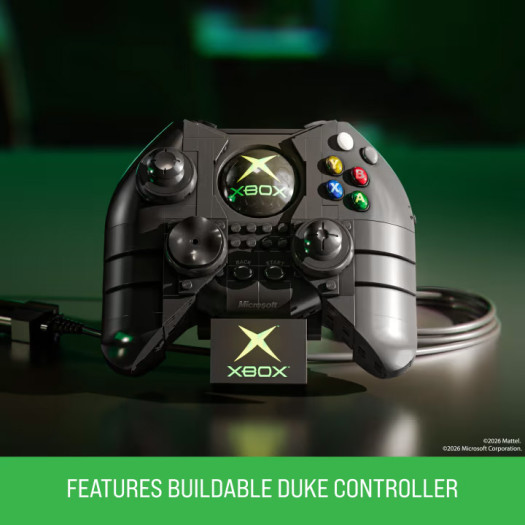Mattel Xbox aus Klemmbausteinen (Bild: Mattel)